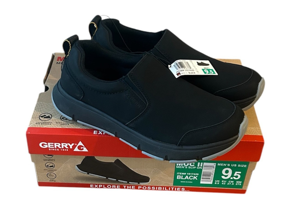 Gerry Men's Moc II Shoe Black Size 9.5